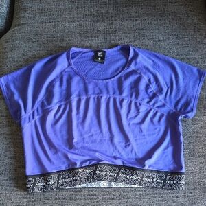 Nike Women's Purple Crop Top